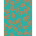 Gift Wrap (24"x100') COPPER LEAVES